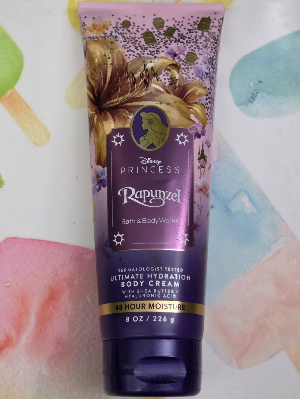 Bath & Body Works Disney Rapunzel Ultimate Hydration Body Cream 8oz NEW RARE